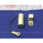 Ignition Condenser (Fiat X1/9 1974-78, 128, 850 w/Ducellier Dist.) - OE NOS