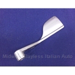 Door Handle Interior Right - Chromed Metal (Fiat 124 Coupe All) - OE NOS