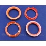 Hub-Centric Centering Ring SET of 4x (adapts 72.6mm --> 58.1mm) - NEW