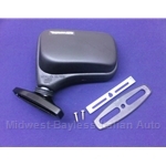 Side View Mirror "Flag Style" Left Vitaloni "Baby Tornado" (Fiat 124 Spider, X19, 131, 128) - NEW