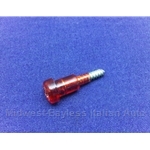 Lens Screw 15mm - RED (Lancia Scorpion/Montecarlo, 131) - NEW