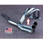 Exhaust Header - Upper Only 2-1 (Fiat 124 Spider + Coupe All) - NEW