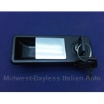 Door Handle Exterior Assembly Left w/Keys (Lancia Scorpion Montecarlo) - OE NOS