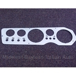 Dashboard Panel Aluminum - Instrument Cluster 3-Hole (Fiat 850 Spider, 850 Racer) - U8