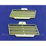 Console Center Lower Vent Grille Pair Left/Right - Beige (Fiat Pininfarina 124 Spider All) - U8
