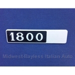 Badge Emblem "1800" (Lancia Beta 1975-78) - U8