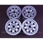 Alloy Wheel SET 4x Cromodora CD-134 / Speedline "Turbo" 14x5.5 (Fiat Pininfarina 124 Spider 1981-82, 124 Spider Turbo + All 124, Other Fiat) - U8