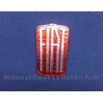Badge Emblem Insert "FIAT" (Fiat 128) - OE NOS