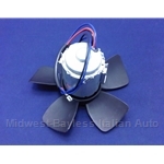Heater Fan Blower Motor w/Blade 180mm (Fiat Pininfarina 124, 850, X1/9, All) - NEW