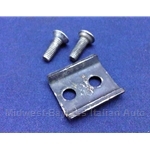 Convertible Top Tension Cable Fastening Bracket and Screws (Fiat Pininfarina 124 Spider All) - U8
