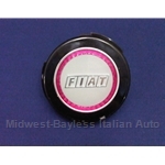 Horn Button Center FIAT (Fiat 128 + Fiat 124, X1/9, 850 to 1978) - OE NOS
