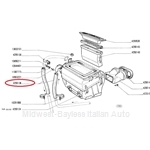 Heater Hose - Supply / Return to Heater Box (Fiat Bertone X1/9 All Non-AC) - U8