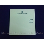 Factory Service Manual (Fiat Pininfarina 124 Spider 1975-85) - FACTORY ISSUE