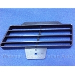 Console Center Lower Vent Grille Left - Black (Fiat Pininfarina 124 Spider, Coupe All) - OE NOS