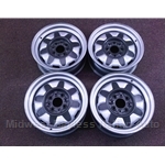 Steel Wheels SET 4x - 13x5 (Fiat X1/9, Other FIAT 1980-82) - OE NOS