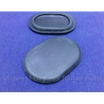 Body Plug Oval Rubber Large 67mm x 50mm (Fiat Bertone X1/9 All) - OE NOS