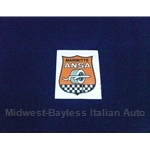 Restoration Decal - "ANSA" Exhaust Tip Decal (Fiat Pininfarina 124 Spider, Fiat Bertone X1/9, Fiat 850, Lancia, Other Italian)