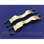 Brake Pad Anti-Rattle Spring - FRONT PAIR 2x - Early Style (Fiat All Except 850 1972-On, Lancia Scorpion)