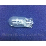 Light Bulb 12v / 5w Marker Light, Instrument Cluster / Fiber Optic Backlight (Fiat Lancia) - NEW