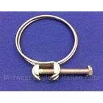 Hose Clamp Bolt-Style 56-68mm for Air Intake AFM Snorkel Filter (Fiat Bertone X19 1980-88) - OE / RENEWED