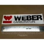 "WEBER CARBURATORI" Decal