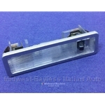 Courtesy Light w/Stainless Surround (Fiat 124 Spider Coupe 1968-82 + Other Italian) - U8