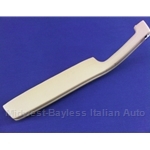 Arm Rest Left - Beige Stitched / Chrome Piping Complete (Pininfarina 124 Spider 1983-On + All Fiat 124 Spider) - OE NOS