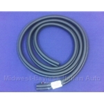 Rubber Weatherstrip Door Seal Left or Right (Fiat Pininfarina 124 Spider 1968-On) - OE NOS