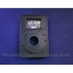 Console Rotary Switch Bezel "A/C-TEMP" (Fiat X19 1973-78) - U8