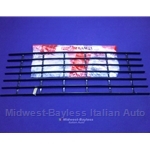 Front Grille - Lower - 7-Slat (Fiat Pininfarina 124 Spider 1979-85) - OE NOS