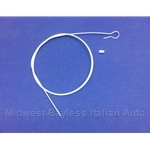 Front Trunk Hood Release Cable - Inner (Fiat Bertone X1/9 1979-88) - NEW
