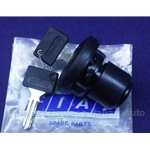 Fuel Filler Cap Locking w/Key (Fiat 128 3P) - OE NOS