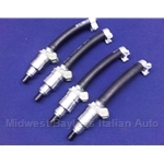 Fuel Injector SET 4x (Fiat Pininfarina 124, X1/9, Brava, Strada, Lancia Beta) - REMAN