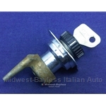 Glove Box Lock Assembly w/key (Fiat X19 1973-78) - OE NOS