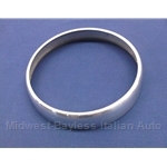 Headlight Outer Trim Ring Left or Right Alloy (Fiat 850 Spider 1969-73 ABARTH OT1000) - OE