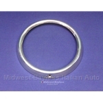 Headlight Trim Ring Left / Right Outer Chrome (Fiat Pininfarina 124 Spider 1970-85) - U8