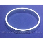 Headlight Outer Trim Ring Left or Right Chrome (Fiat 850 Coupe, Sedan) - OE NOS