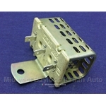 Heater Fan Switch Ballast Resistor for Air Conditioning (Fiat Bertone X1/9, Lancia Scorpion, Beta w/AC) - OE