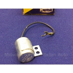 Ignition Condenser - Long Wire (Fiat 124, 131 1975-78 w/Marelli S144CBY Dist.) - OE