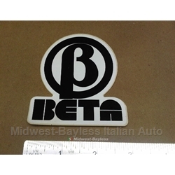 Lancia "B BETA" Decal Vintage (Lancia Zagato Coupe HPE Scorpion)