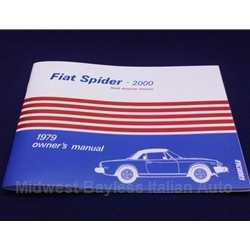     Owners Manual (Fiat 124 Spider 2000 1979) - NEW