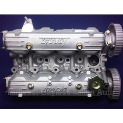 Performance Cylinder Head Assy. DOHC 1.8L w/Vertical Int. Cam Dist. (Lancia Scorpion /Montecarlo All) - REBUILT