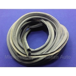 Rubber Weatherstrip Seal Front or Rear Trunk BY THE FOOT (Fiat Lancia) - NEW