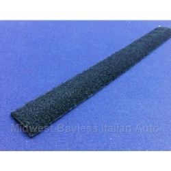 Convertible Top Frame Velcro / Hook and Loop Seal Plate (Fiat Pininfarina 124 Spider All) - OE NOS