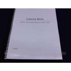          Service Manual (Lancia Beta All 1975-82) - NEW