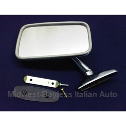 Side View Mirror Left or Right (Lancia Beta Series 1) - OE NOS