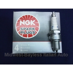    Spark Plug SET 4x NGK (Fiat Lancia SOHC DOHC All + 850) - NEW