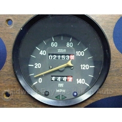 Speedometer 140MPH (Fiat 124 Spider 1970-78) - U8
