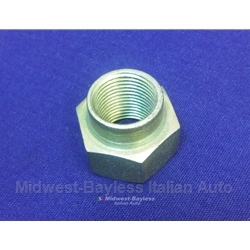 Axle Hub CV Spindle Stake Nut 18mm / 27mm Hex (Fiat 128 Front, Fiat 124 Abarth Rear) - OE NOS