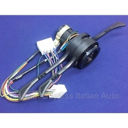Steering Column Switch Assembly 2-Pos Lights NA (Fiat 124 Spider Coupe 1973-1982) - NEW